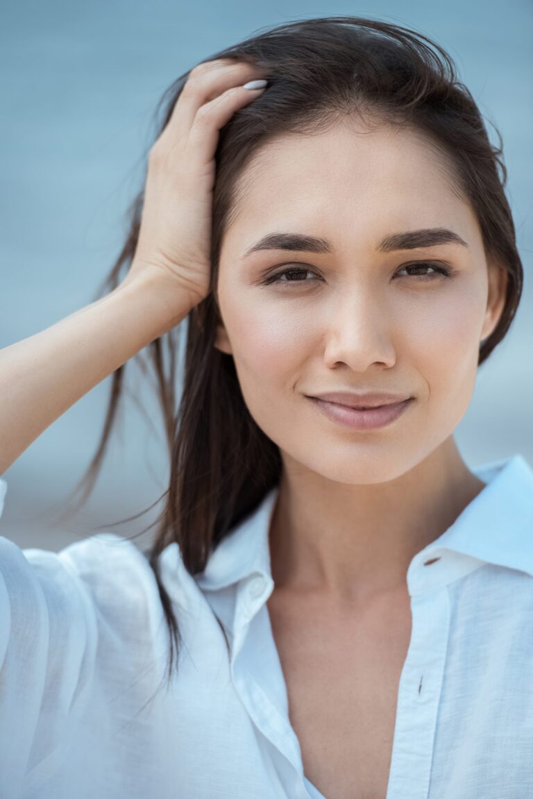 Relaxed, natural expression after Botox
